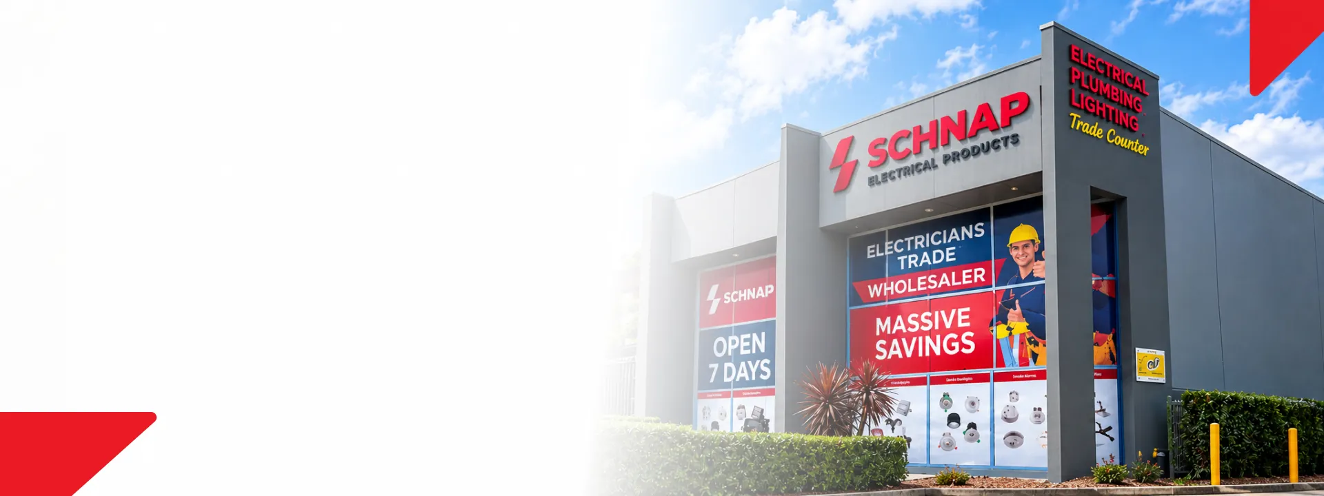 SCHNAP Electrical Products trade counter in Kingsgrove, Sydney