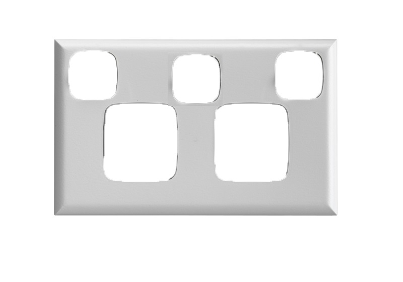 HPM Standard Double Powerpoint with Extra Switch Plate ONLY