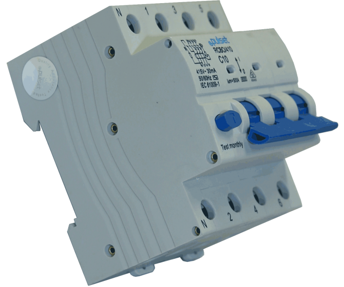 RCBO 3P+N 6KA 30ma 40amp AC Type - RCBO/440