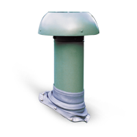 Thru Roof Exhaust Fan 4pole 150mm c/w Tiletite