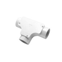Clipsal - Cable Management, Inspection Tee, PVC, 50mm - Grey