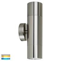 Tivah 316 Stainless Steel TRI Colour Up & Down Wall Pillar Lights