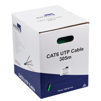 Datatek CAT6 UTP 24AWG Cable Green - 305m Box - 03JDCAT6GN