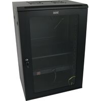 Datatek 18U 450mm Deep Wall Mount Data Cabinet - FPS Series - 24B18RW64FPS